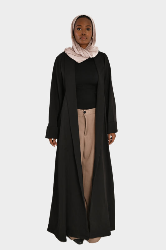 Black everyday abaya