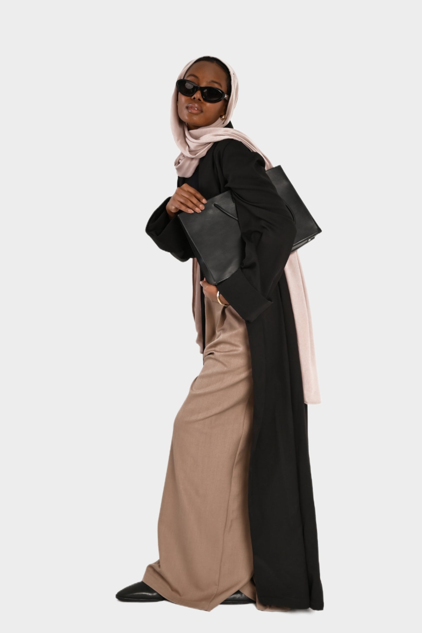 Black everyday abaya