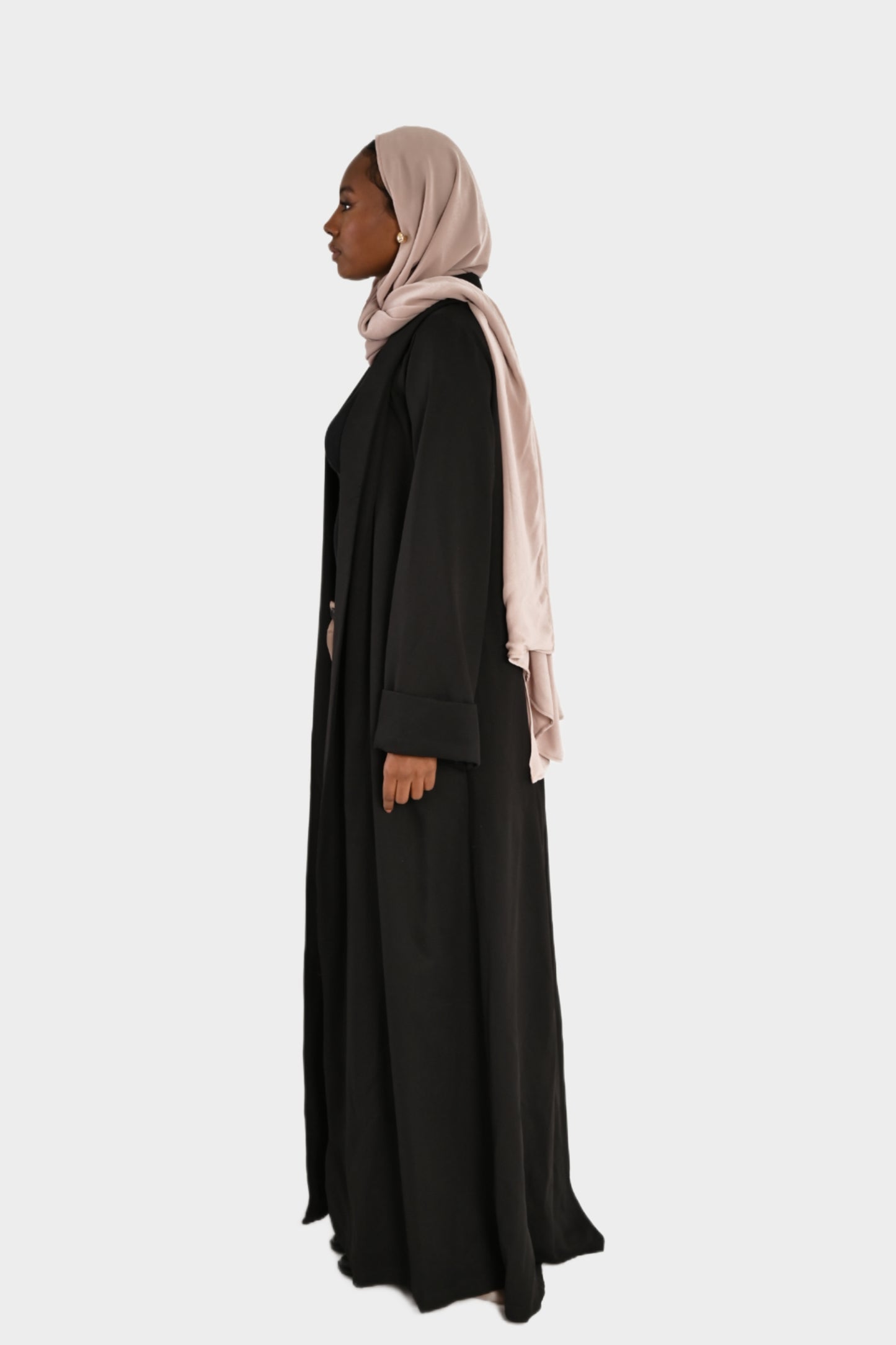 Black everyday abaya