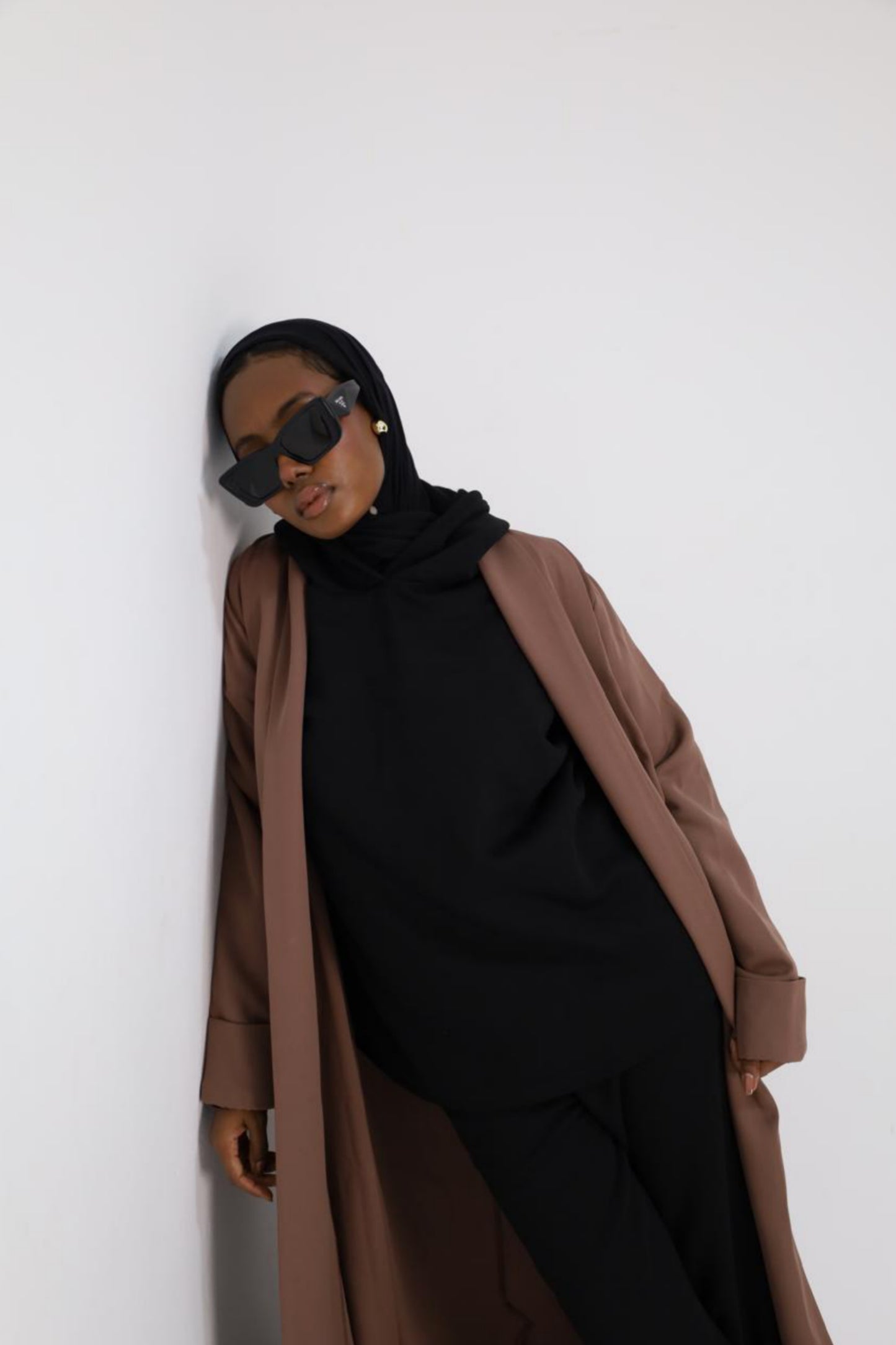 Chocolate brown abaya